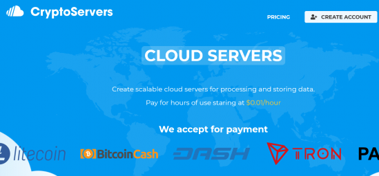 CryptoServers - Cloud Hosting