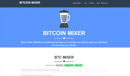 Best Bitcoin Mixer Blender Bitcoin tumbler Anonymous BTC LTC ETH